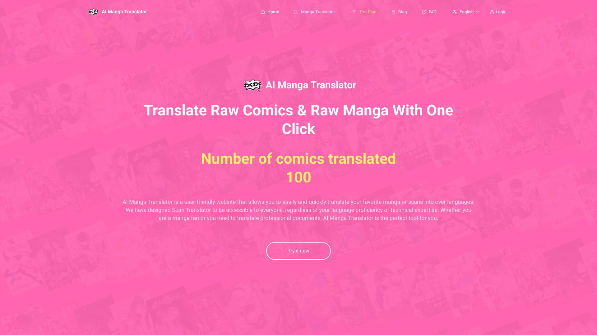 Ai manga translator
